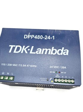 TDK_Lambda DPP480-24-1 DIN Rail Power Supply. 480 Watts. 20