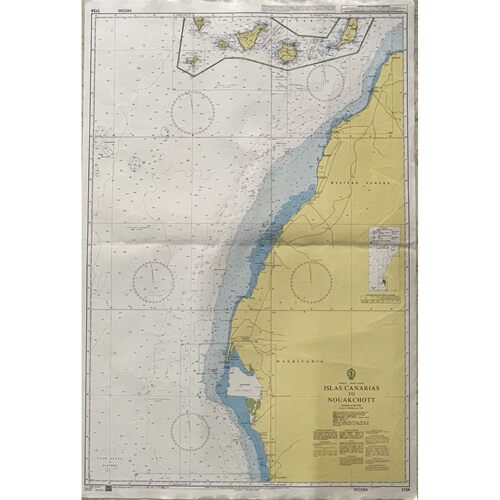 Admiralit?t 3134 Islas Canarias Zu Noukchott Afrika West Coa
