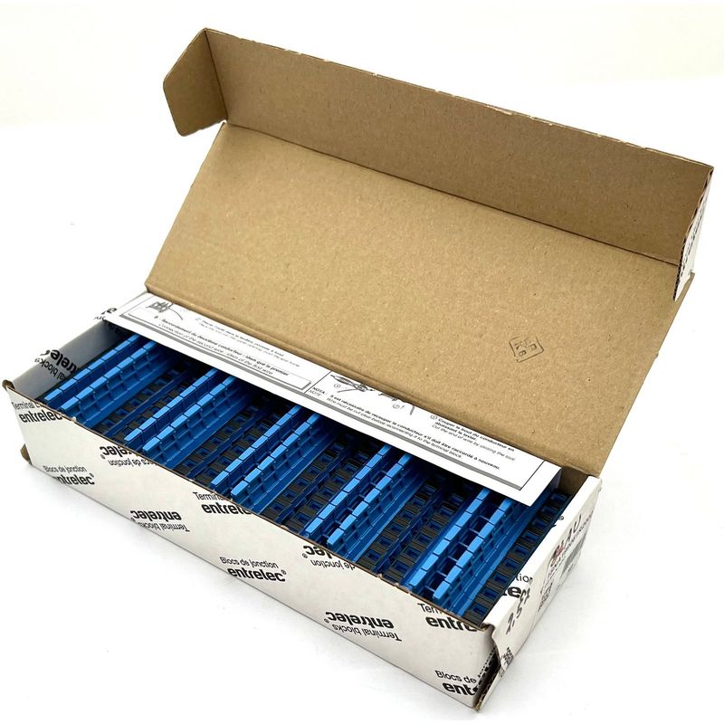 50x Entrelec 1SNA199061R2000 D2.5/8.N.ADO Klemmenbl?cke -unu