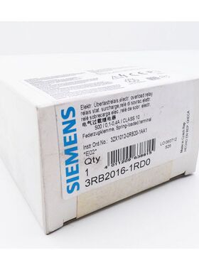 Siemens Sirius 3RB2016-1RD0 0,1-0,4A E-Stand: 02 überlastre