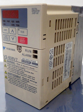 YASKAWA VS-606V7 CIMR-V7CCB0P4 AC DRIVE IN 1PH, 200-240Vac 5