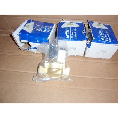 2V250-20B Airtac come Nuovo Ottone Solenoide Fluido Controll