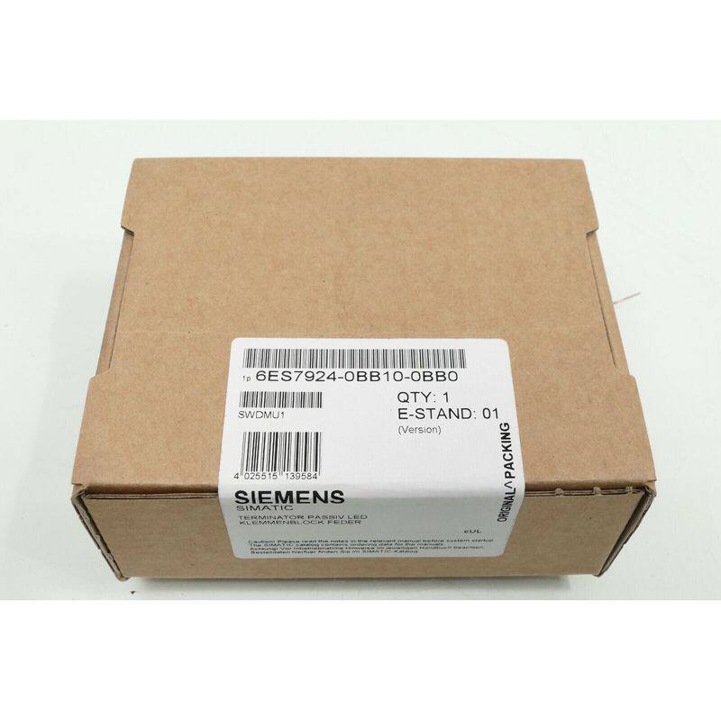 Siemens SIMATIC Anschlussmodul 6ES7 924-0BB10-0BB0 | E:01 |