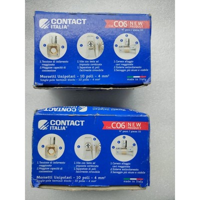 联系 ITALIA MORSETTI UNIPOLARI 单极终端 4 毫米 450 伏 批量 2
