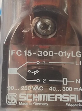 SCHMERSAL IFC1530001YLG Sensor 250VAC Neu Ohne Verpackung