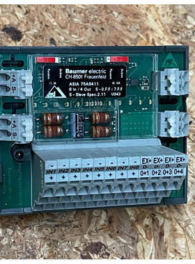 Baumer - ASIA 75A8411 - AS-Interface Module, 8 Inputs, 4 Out