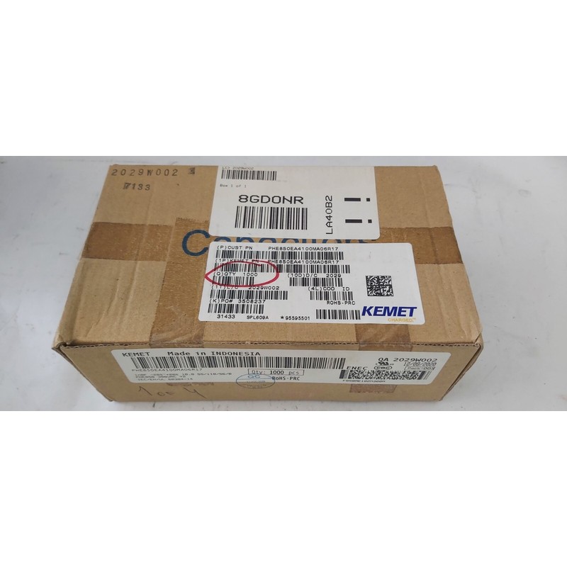 批量 1000 PHE850EA4100MA06R17 KEMET 安全电容器提供!UPS 运送!