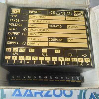 Transducteur InWatt Deif TAP210DG3 440VAC 100028644.10