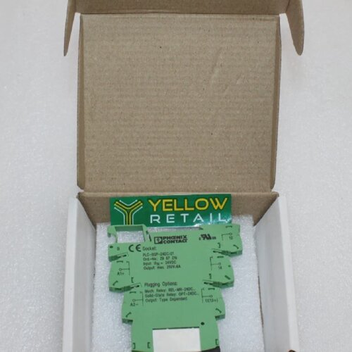 LOT OF 5 PHOENIX CONTACT PLCBSP24DC21 TERMINAL BASE 2967219