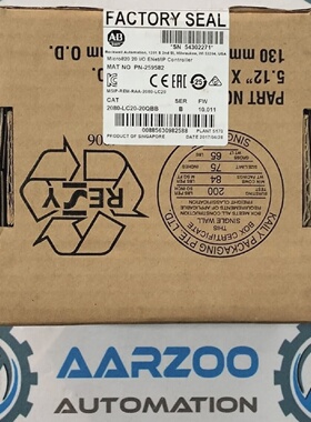 Allen Bradley 2080LC2020QBB Micro820 Controlador IO Enet  IP