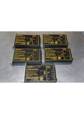 批量 3 件 Melcher BM 3000 MK II MK 2 和 2 Melcher BM 1000 MK