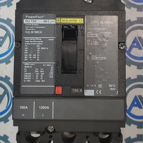 Interruttore Automatico Power Pact Tipo HJ150 3 Poli 100 AMP