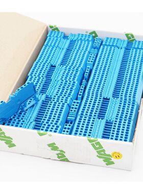 112x Wago 279-834 279834 51132259 1,5mm2 blau 4-Leiter-Durch