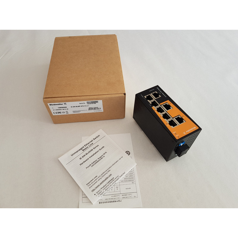 Weidmüller IE-SW-BL08T-8TX V1.2.1 8Ports 1286560000 Neu und