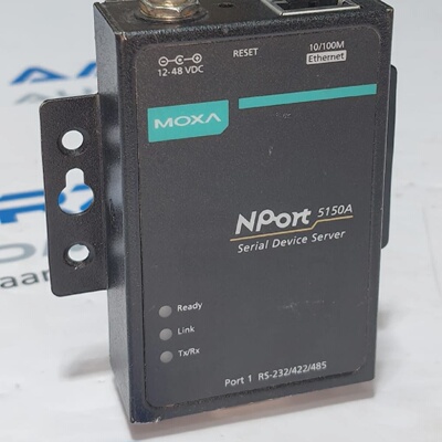 MOXA NPORT 5150A Serieller GerteServer 1248VDC Eingang USED