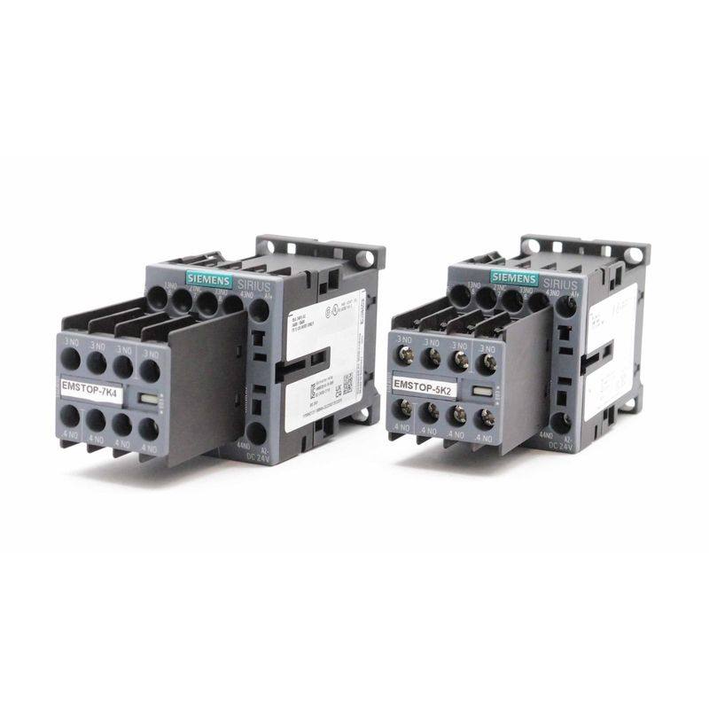 2x Siemens SIRIUS 3RH2131-1BB40 E: 06 Schütz + 3RH2911-1FA4