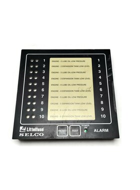 Selco M1000 Prozess Alarm Monitor, 24VDC, 10 Kanal, RS485-Mo