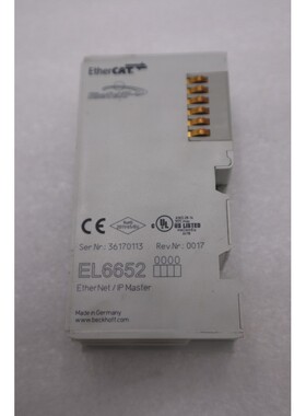 全新 开箱 Beckhoff EL6652 以太网/IP 主模块 STK H1229A