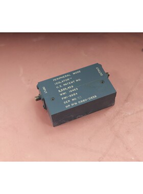 惠普安捷伦 83592A RF 插件 01-20 GHz 外围模式隔离器 0960-0638