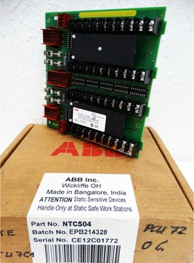 ABB infi90 NTCS04 NTCS 04 Controller Module Termination Unit
