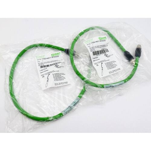 2x Murr Elektronik 7700-44511-S7V0050 Ethernet CAT5 Stecker
