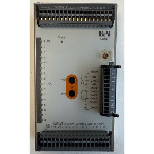 B&R Compact I/O Module / 24V DC / CX436 / Rev. A9 / 7CX436.5
