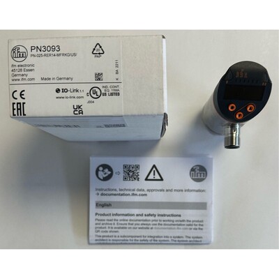 ifm Drucksensor mit Display  PN3093  PN025RER14MFRKGUS Neu i