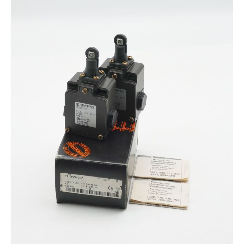 2x Schmersal TR 355-20z TR35520z Positionsschalter -unused/O
