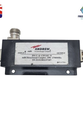 Andrew 6dB Richtkoppler, 698-2700 MHz, PN: C-6-CPUSE-N