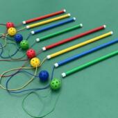 甩棍跳跳球感统训练工具甩棍跳跳球感统训练幼儿园亲子互动甩球