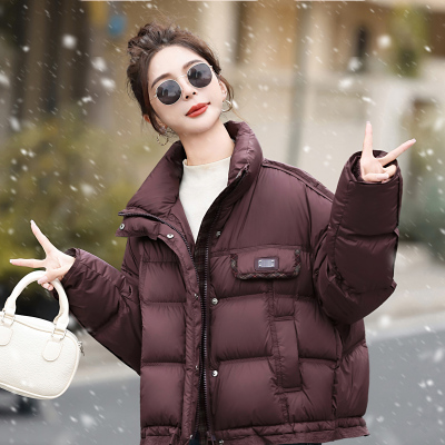 设计感高品质小个子羽绒服女短款冬季新款法式高级感白鸭绒外套潮