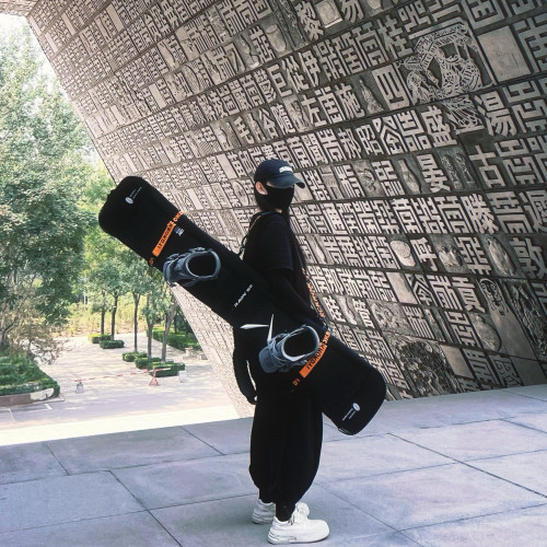 Arckrokdyl单板滑雪板便携保护套单双肩手拎雪板包防划雪板饺子皮