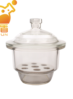 白色玻璃干燥器 120/150/180/210/240/300//350/400/450 透明干燥器  实验室干燥皿