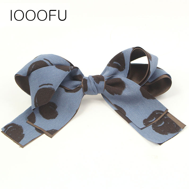 韩国进口蝴蝶结发夹 赫本风复古顶夹 甜美波点印花法式后脑勺发卡,饰品/流行首饰/时尚饰品新,发饰,淘宝优惠券,粉丝福利购,淘宝优惠卷