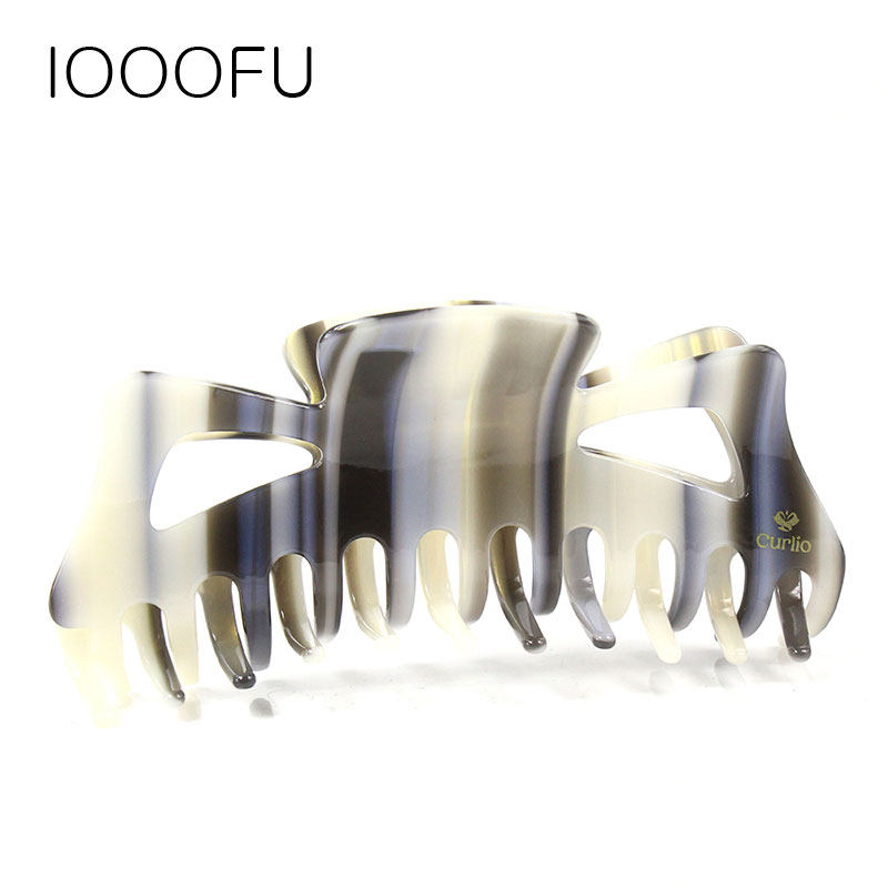 韩国进口树脂板材抓夹大号发量多鲨鱼夹东大门发抓后脑勺盘发夹子