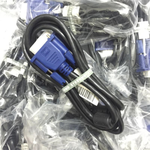 显示器连接线 电脑接电视线 投影仪线 VGA线 1.5米三原装