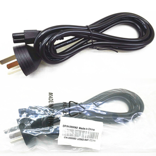 单独包装1.5米三孔梅花电源线 0.5铜芯笔记本电源线 电脑配件批发