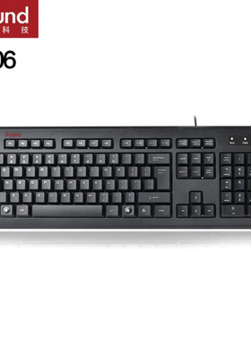 ifound F106笔记本台式电脑USB有线单键盘商务办公游戏键盘批发