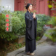 海青女居士服男女款 海清禅修海清咖啡色黑色不透明 皈依服装 四季 款
