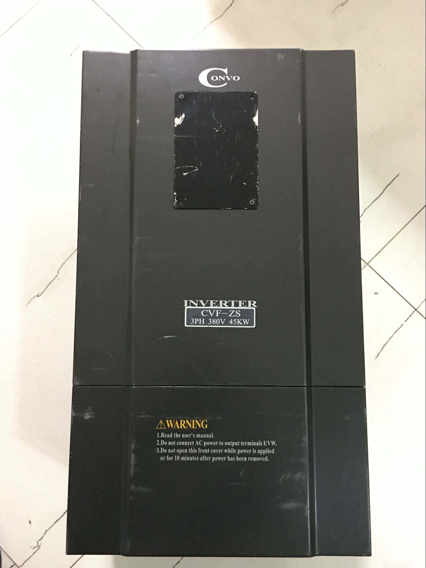 1-45k0-3p380 康沃convo变频器cvf-zs 45kw 9新