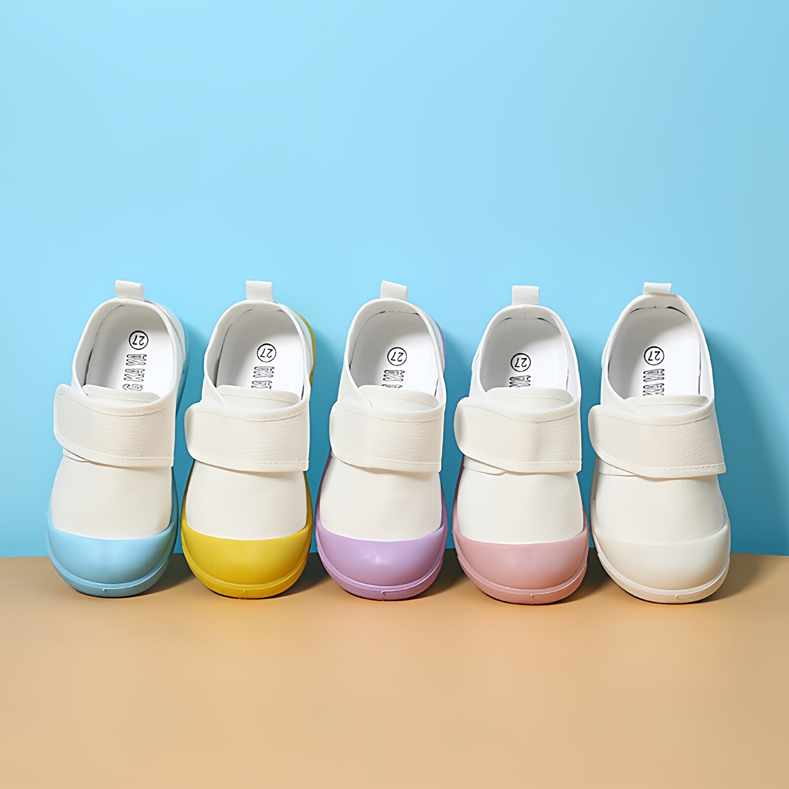 儿童帆布鞋春夏男童女童幼儿园小白鞋室内宝宝透气防滑舞蹈体操鞋