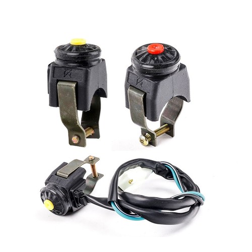 越野摩托车圆点火启动熄火开关喇