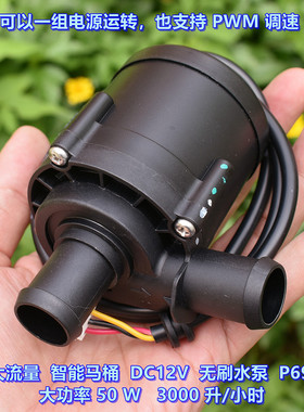 超大流量 3000升/h 智能马桶 无刷水泵 P6909 DC12V 大功率 50W