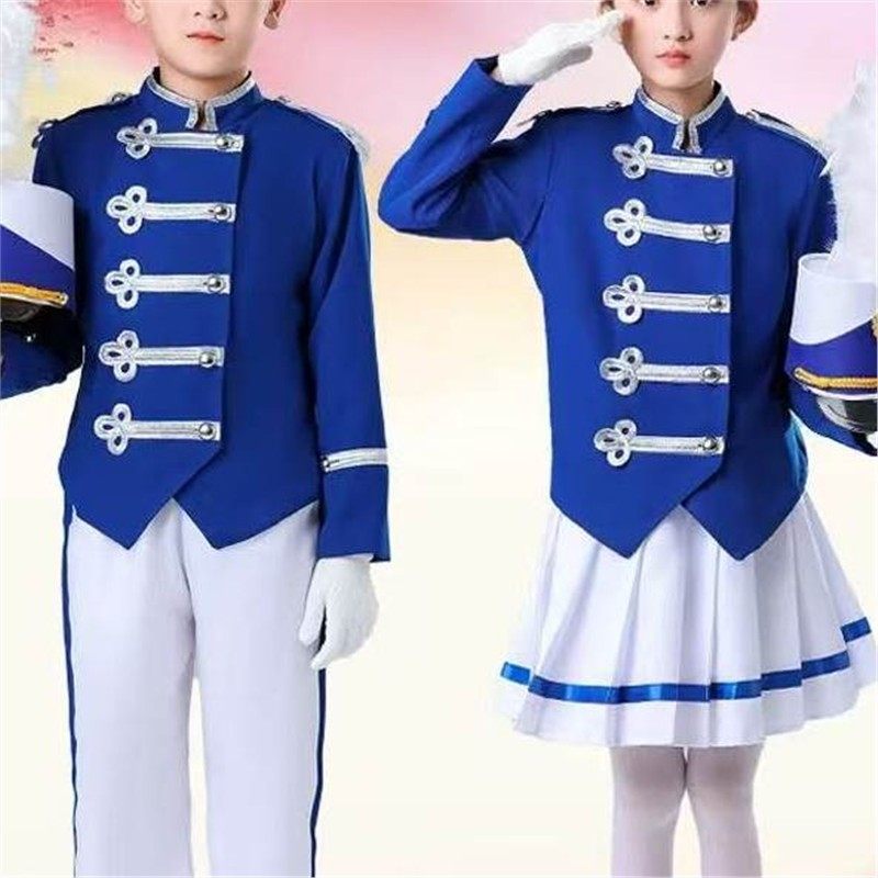 打鼓通用服男女鼓号队表演风蓝色演出服中小学生套装学院,童装/婴儿装/亲子装,儿童演出服,淘宝优惠券,粉丝福利购,淘宝优惠卷