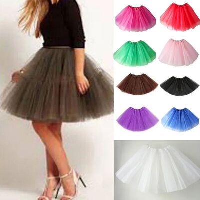 Adult dance triple layered six piece mesh fluffy skirt舞蹈裙