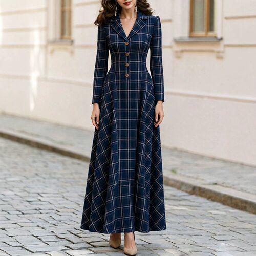 New Elegant French-Style Commuter Dress for Women 气质优雅裙