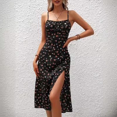2024 Summer Temperament Fashion Gentle Style Sling Dress女裙