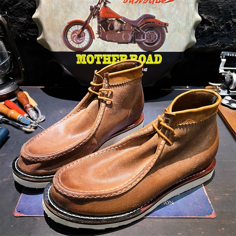 固特异美式复古英伦风马丁靴