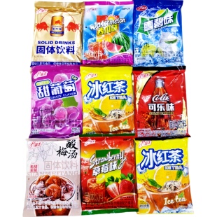 东壹固体饮料果汁粉香橙粉冲饮果汁饮品冲剂速溶冰红茶酸梅粉葡萄