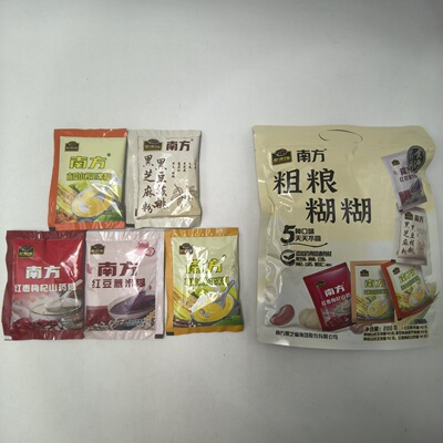 南方黑芝麻糊粗粮糊糊五味混装红豆红枣枸杞南瓜山药玉米糊200g袋